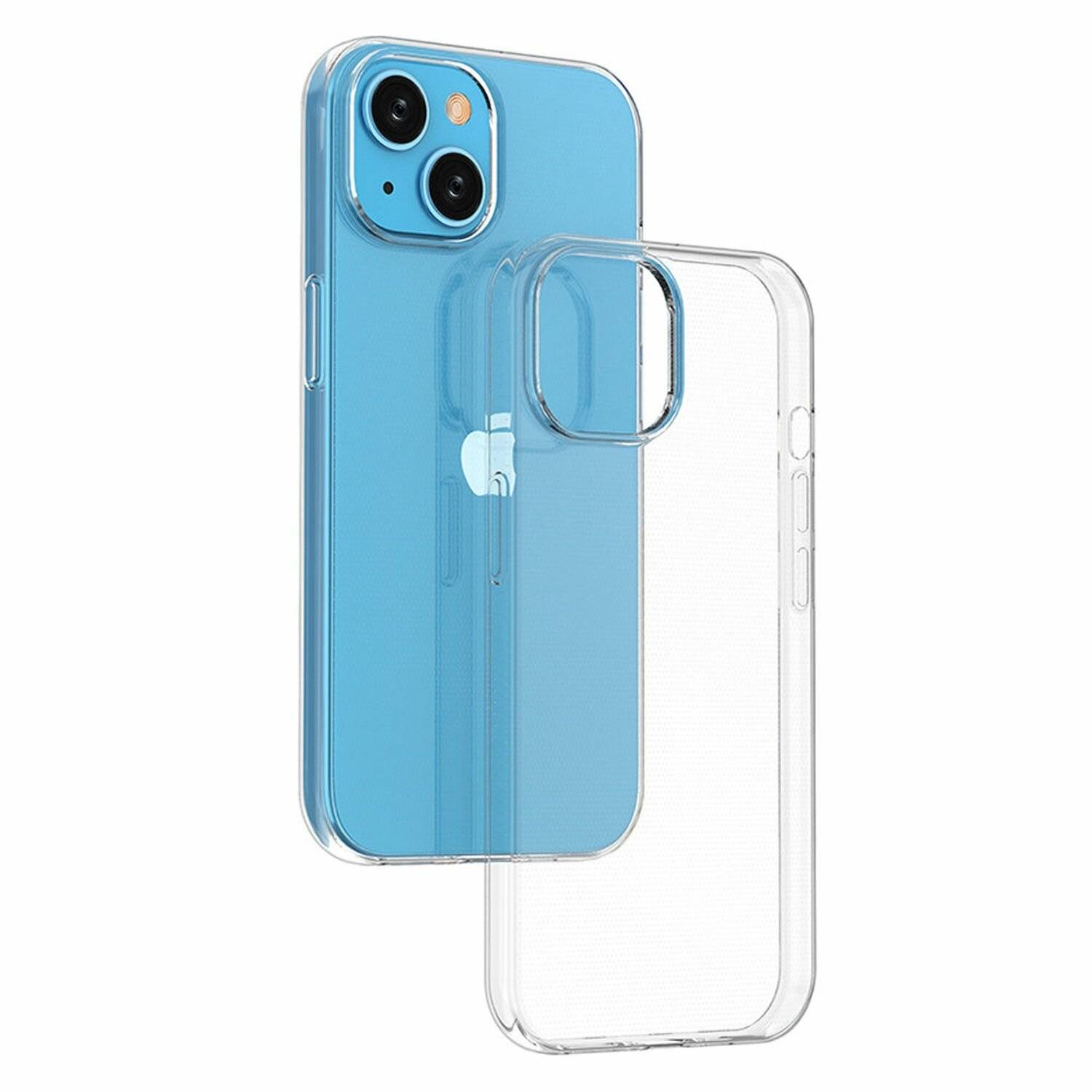 Silikon Hülle 0,5mm Bumper Cover Ultra Clear kompatibel mit iPhone 15