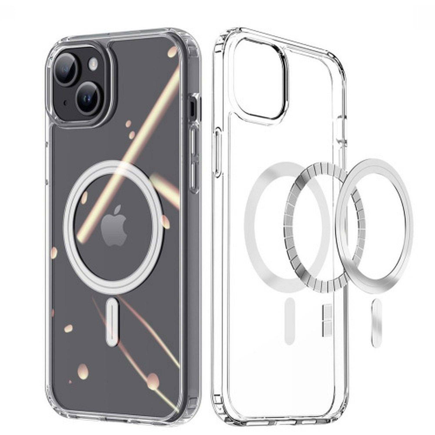 Clin transparente Hülle Case Cover kompaitbel mit Magsafe iPhone 15 Pro