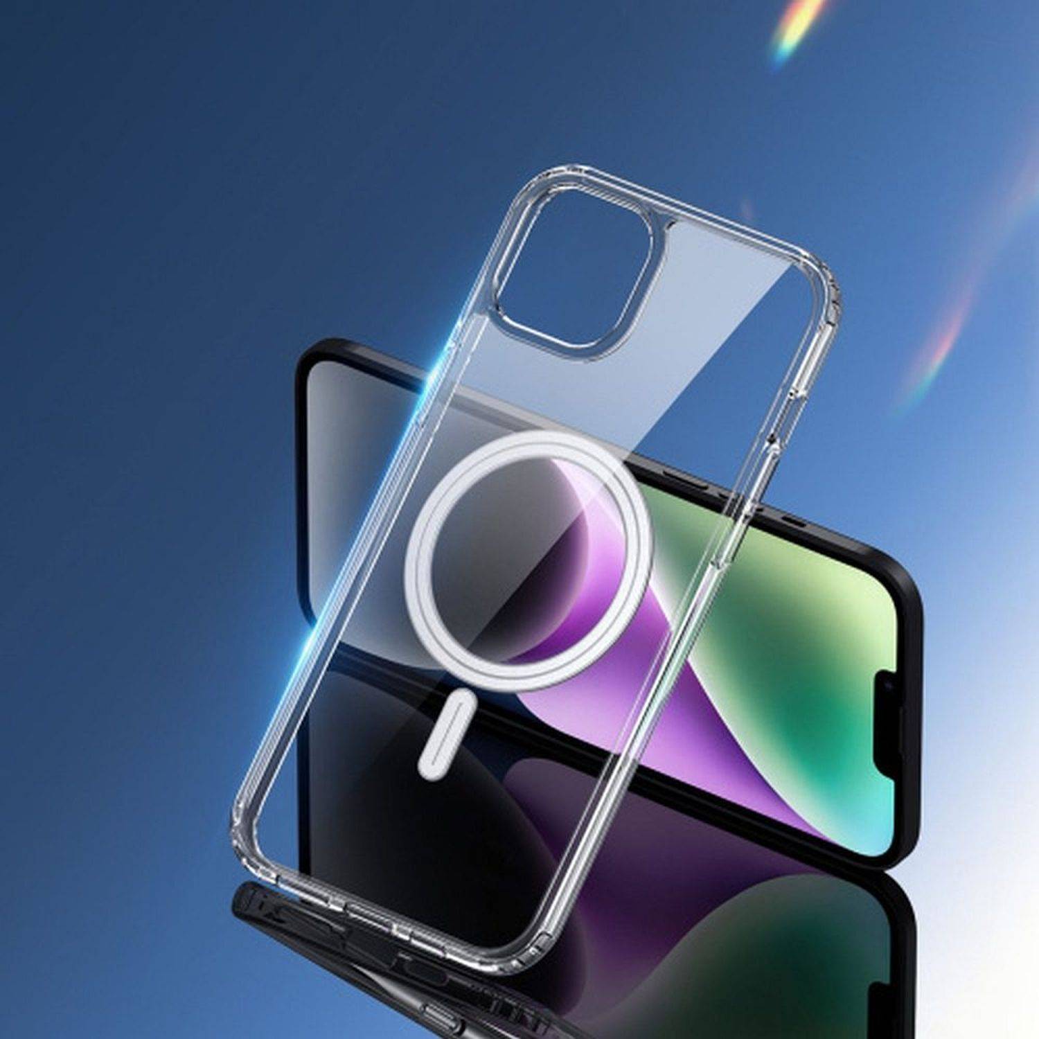 Clin transparente Hülle Case Cover kompaitbel mit Magsafe iPhone 15 Pro