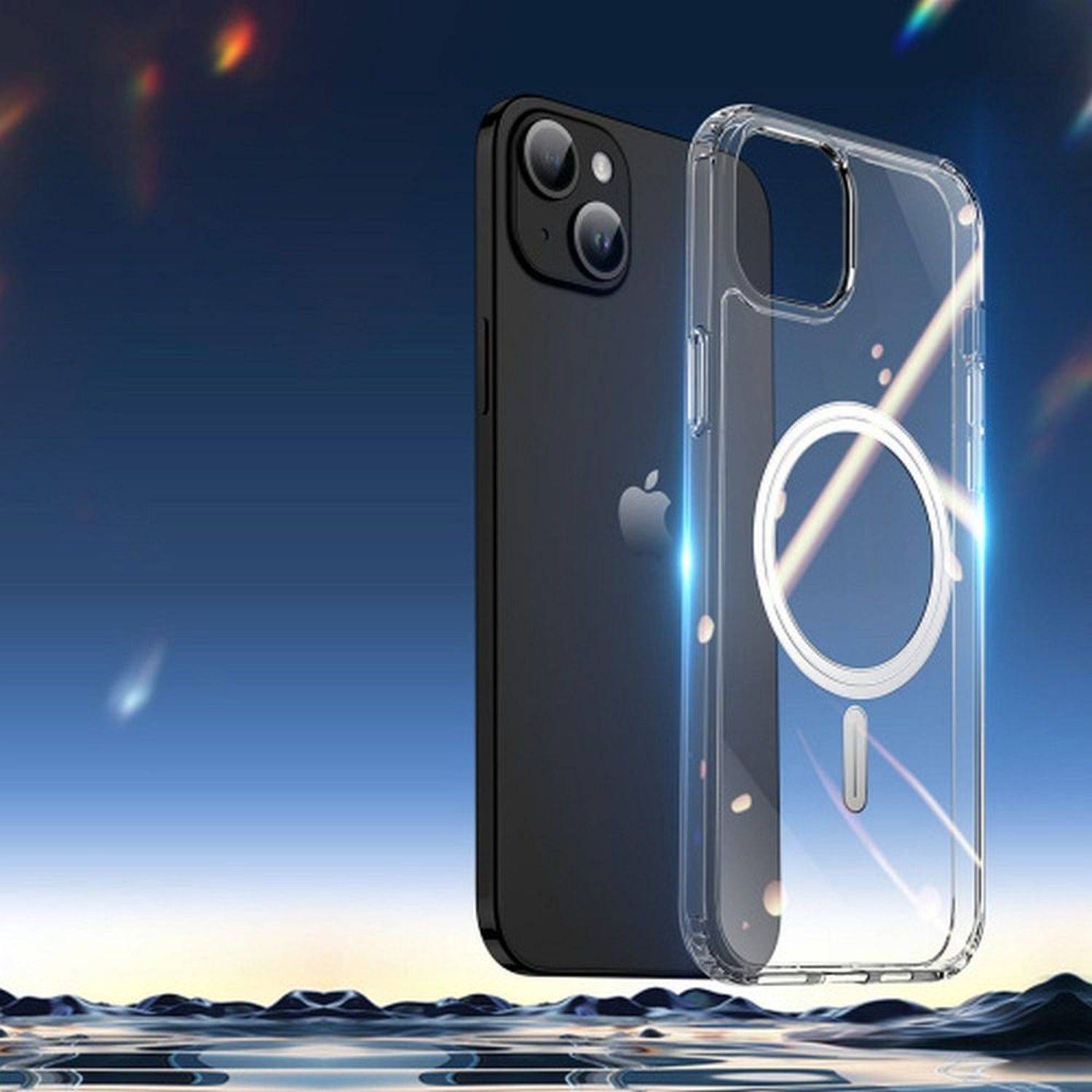 Clin transparente Hülle Case Cover kompaitbel mit Magsafe iPhone 15 Pro