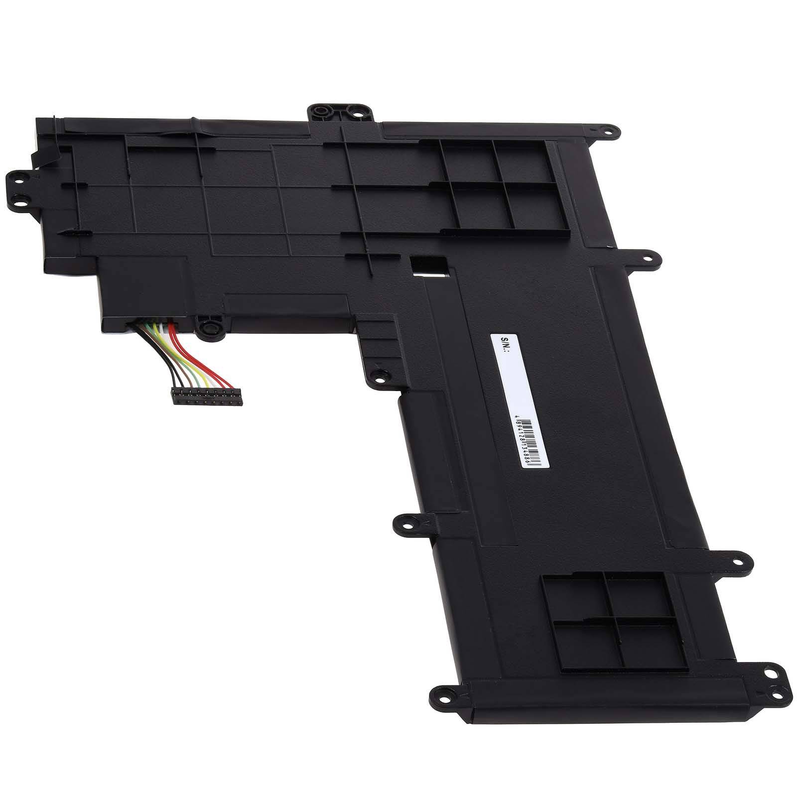 Powery Akku für Laptop Asus E201NA-1D, 7,6V, Li-Polymer