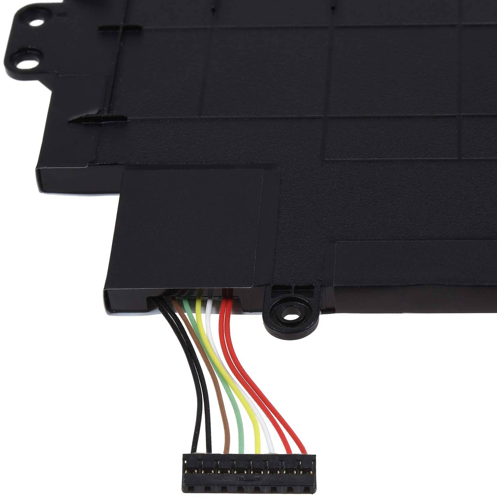 Powery Akku für Laptop Asus E201NA-1D, 7,6V, Li-Polymer