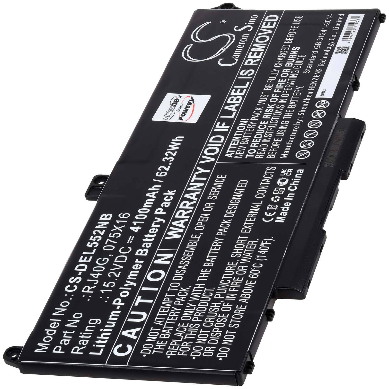 Powery Akku für Laptop Dell Latitude 14 5420 FDTCY, 15,2V, Li-Polymer