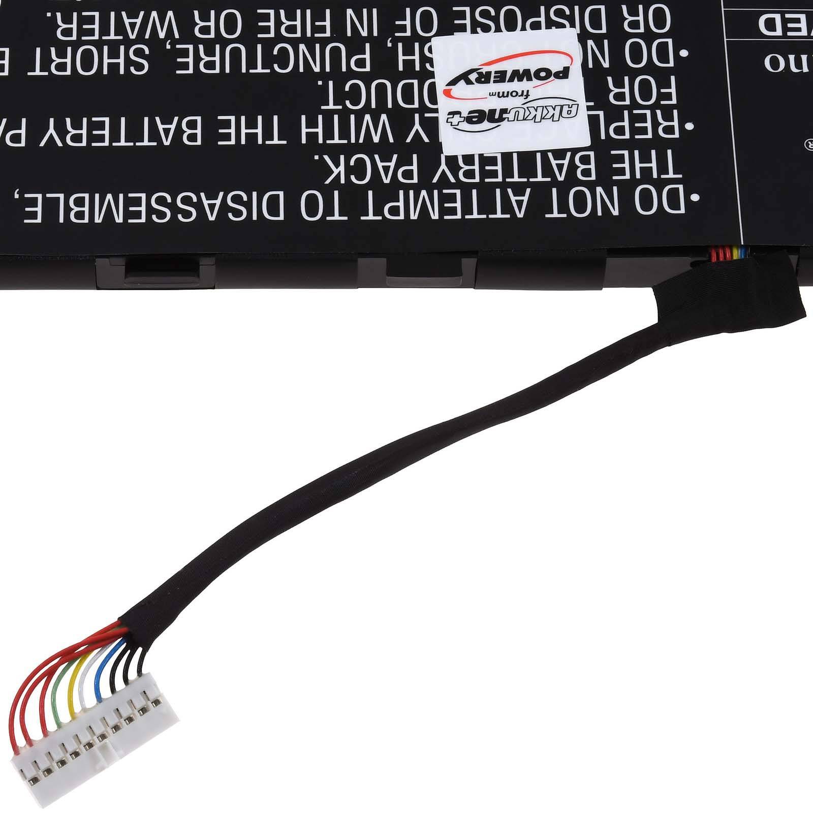 Powery Akku für Laptop MSI Leopard 10UG, 15,2V, Li-Polymer