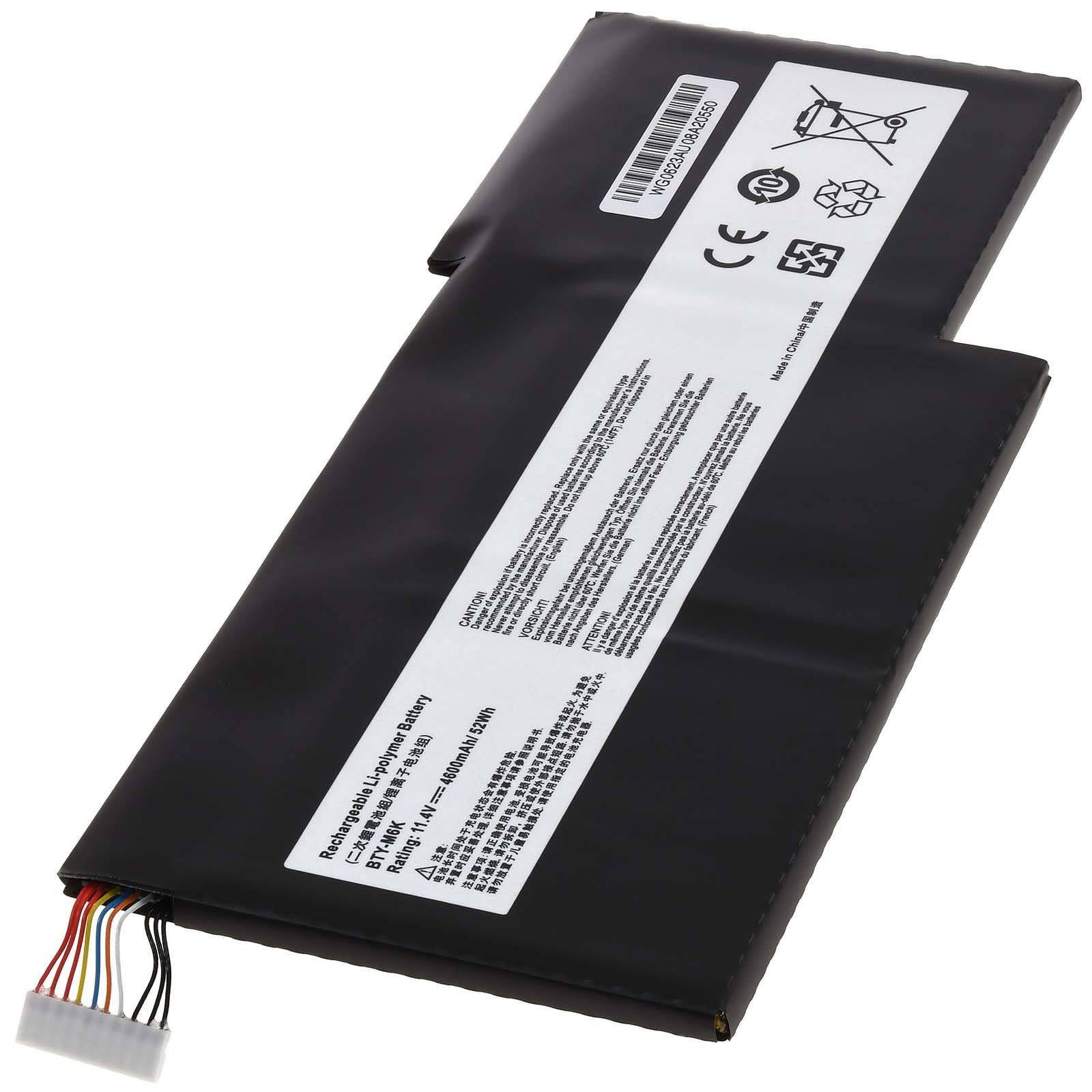 Powery Akku für Laptop MSI GF63 8RD-010ES, 11,4V, Li-Polymer