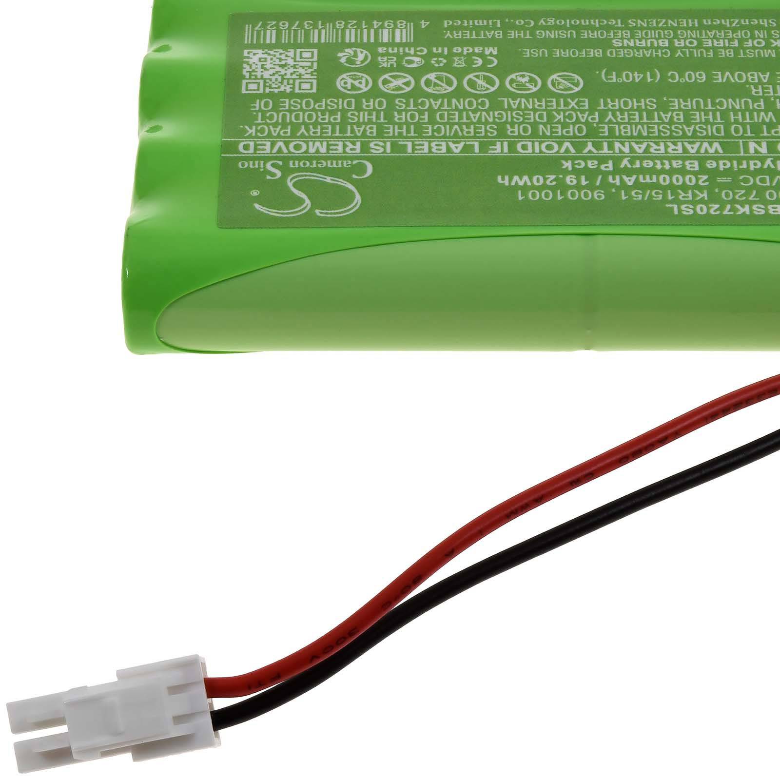 Powery Akku für Torantrieb Bosch Elixo 500 3S io, 9,6V, NiMH