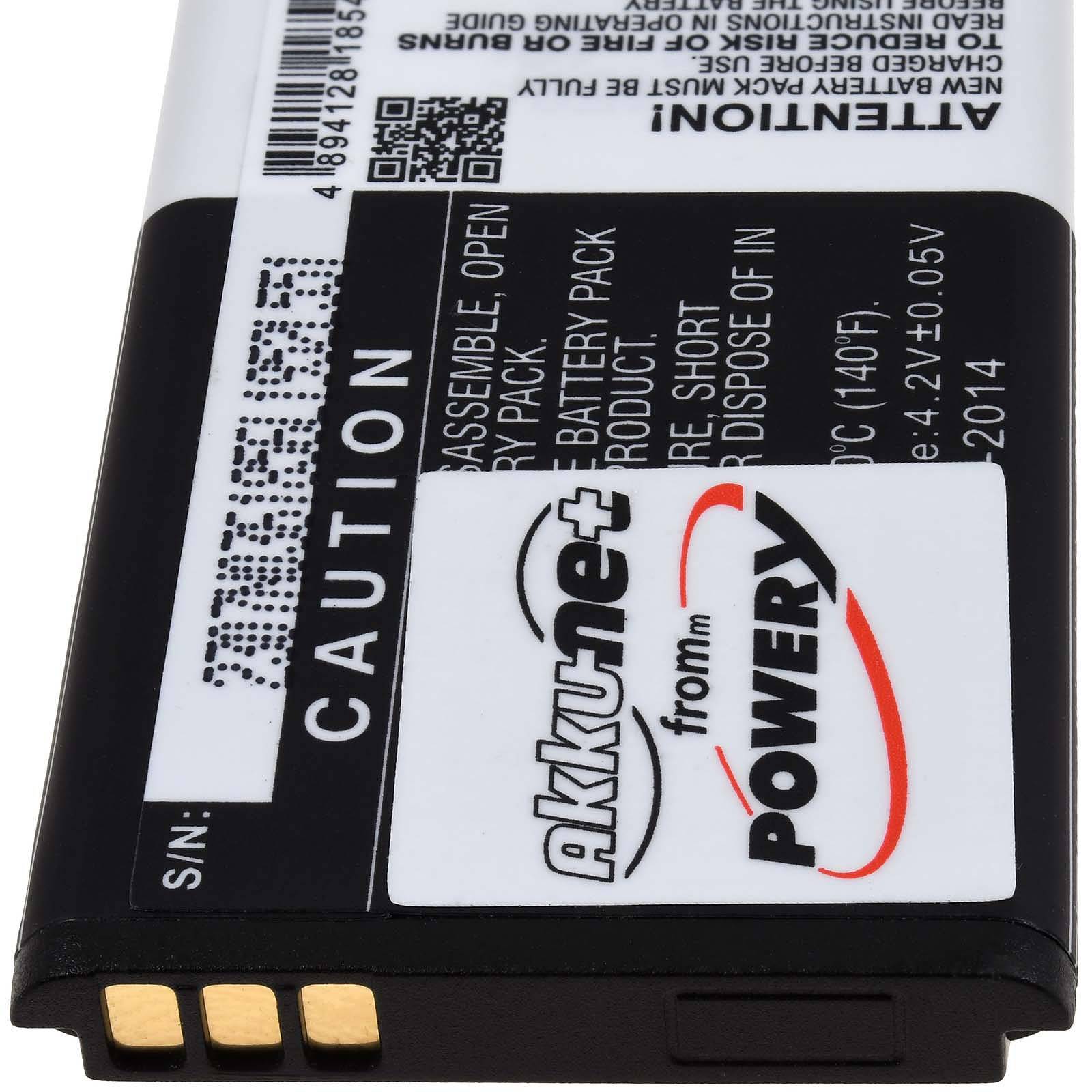 Powery Akku für Babyphone Motorola Ease 34, 35, 44, 3,7V, Li-Ion