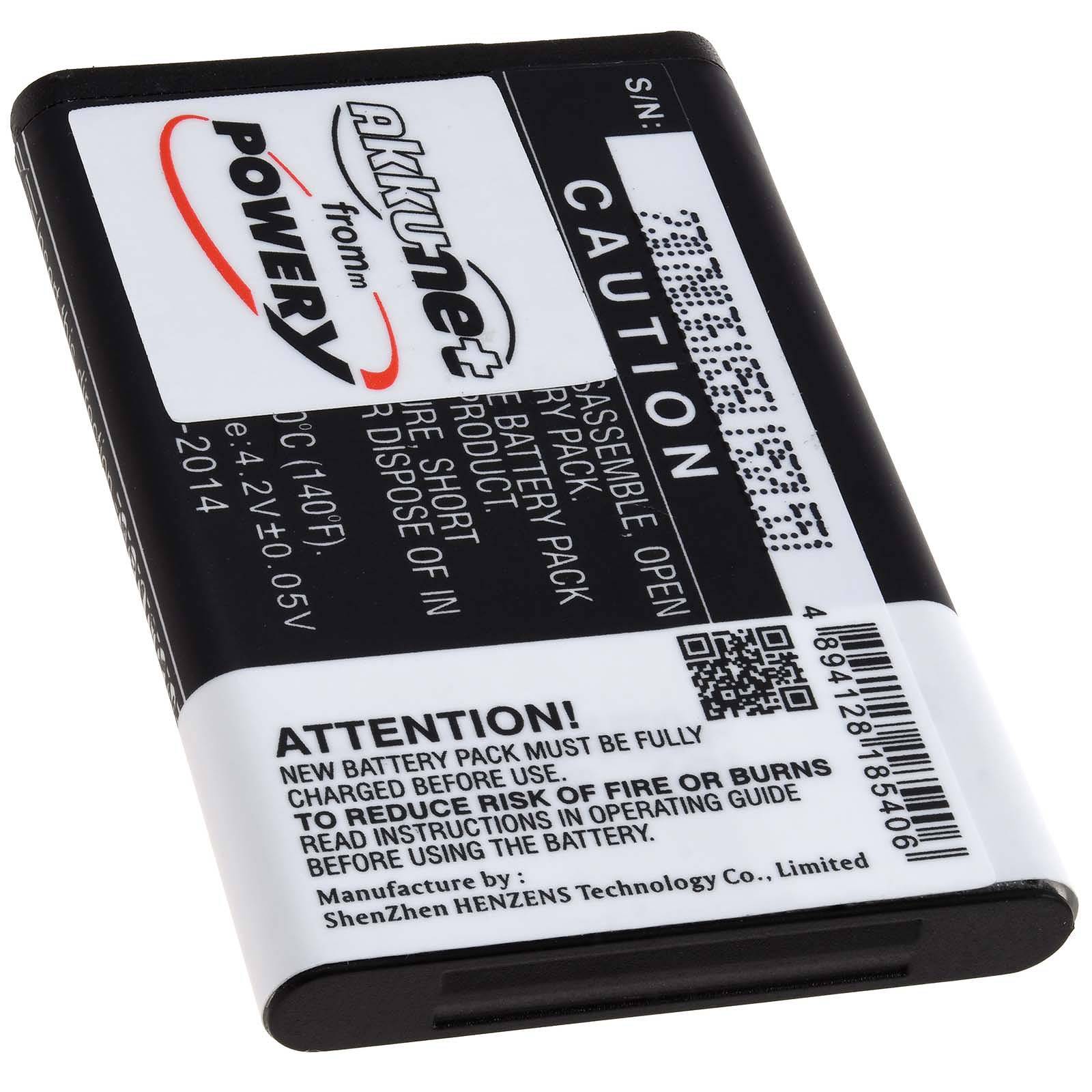 Powery Akku für Babyphone Motorola Ease 34, 35, 44, 3,7V, Li-Ion