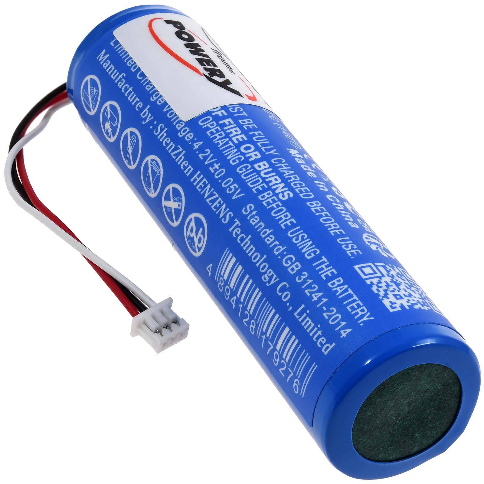 Powery Akku für Babyphone Philips Avent SCD843/26, SCD845/26 - Stecker vorab prüfen, 3,7V, Li-Ion