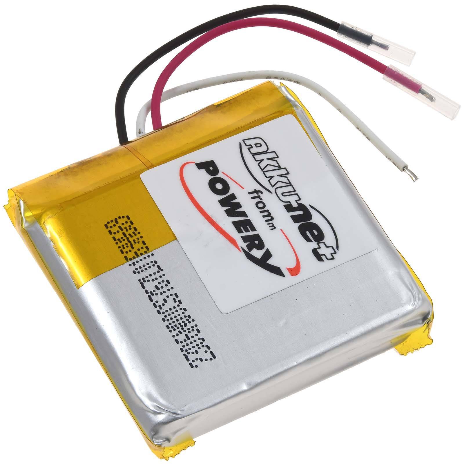 Powery Akku kompatibel mit Jabra Typ AHB723938, 3,7V, Li-Polymer