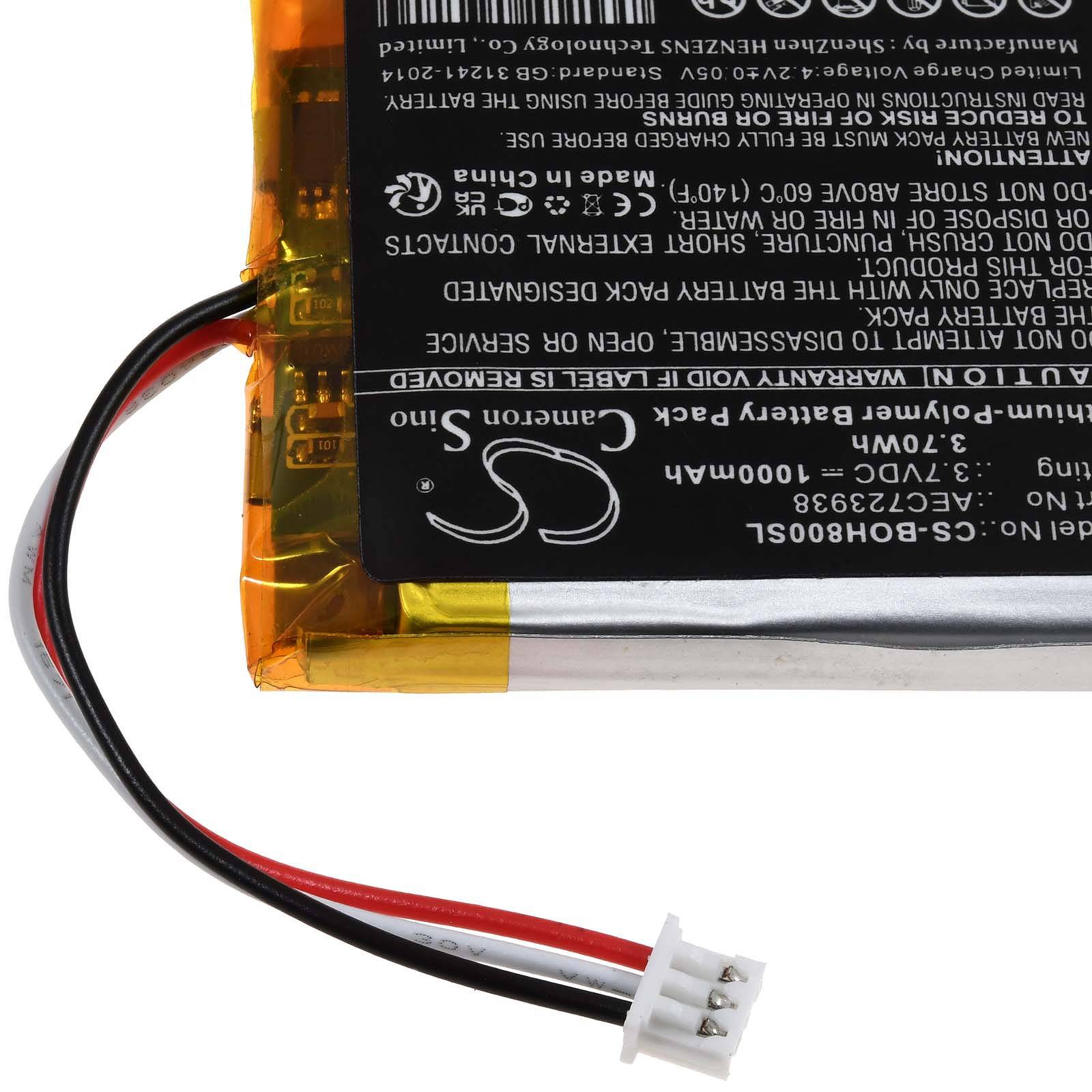 Powery Akku kompatibel mit Bang & Olufsen Typ AEC723938, 3,7V, Li-Polymer