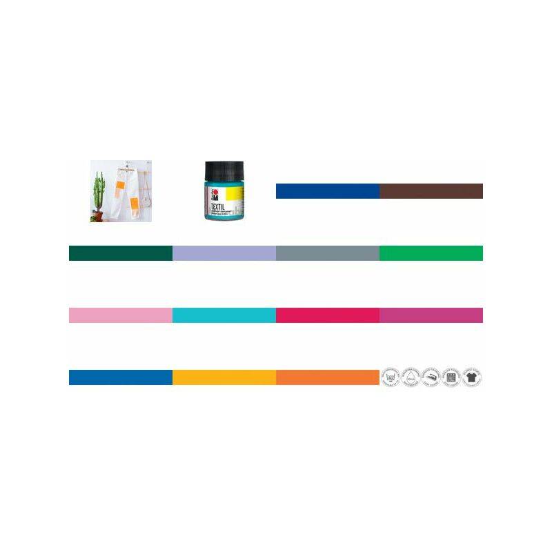 Marabu Stoffmalfarbe Textil, 50 ml, grau 078