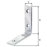 Balkenwinkel L80x80 mmmm B.20mm schmal STA roh Balkenwinkel L80x80 mmmm B.20mm schmal STA roh