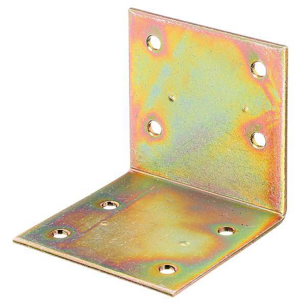 Breitwinkel Maß a 60mm Schenkel-L.60mm galv.gelb verz.gleichschenklig GAH