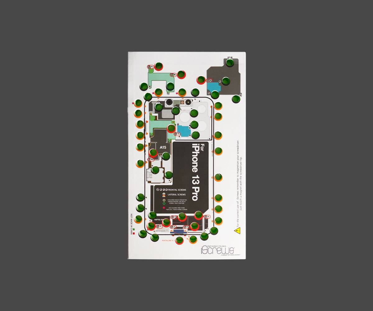 iScrews iPhone 13 / 13 Pro Schraubenaufbewahrung für Profis