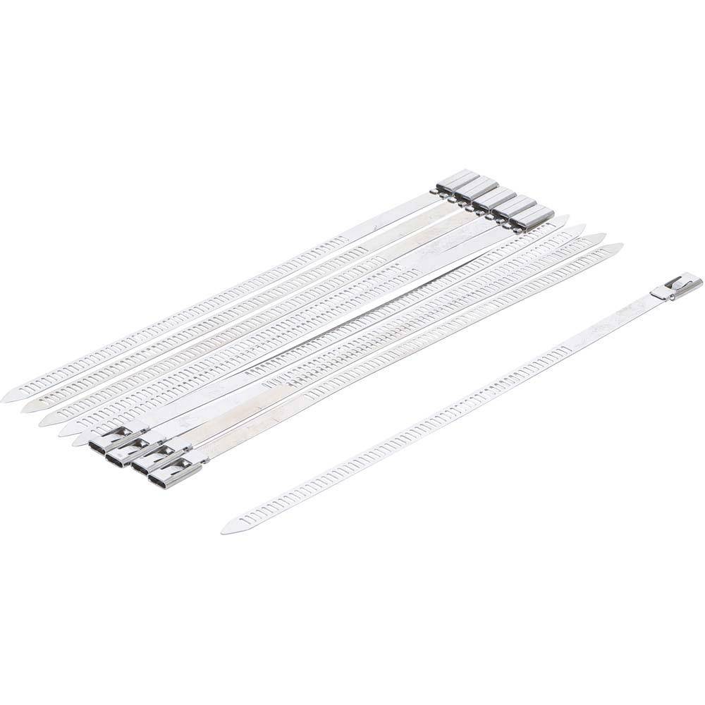 Kabelbinder-Sortiment - Maße (L x B) 200 x 7 mm - Material Edelstahl - Inhalt 10 Stk.
