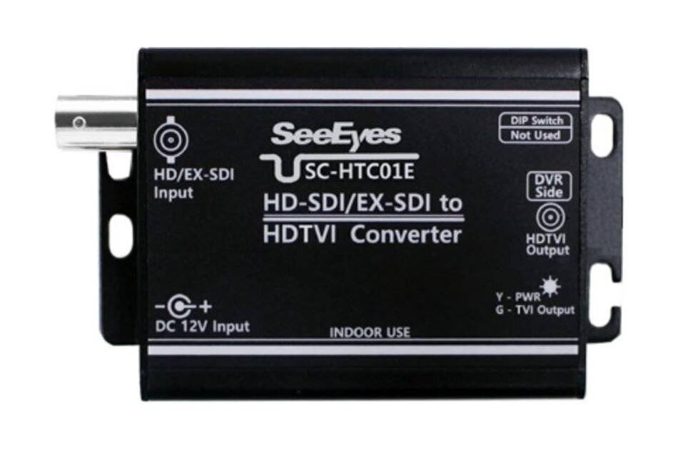 SeeEyes SC-HTC01E, Medienkonverter, HD/EX-SDI nach TVI, EX-SDI 1.0/2.0, 1080p, 12VDC