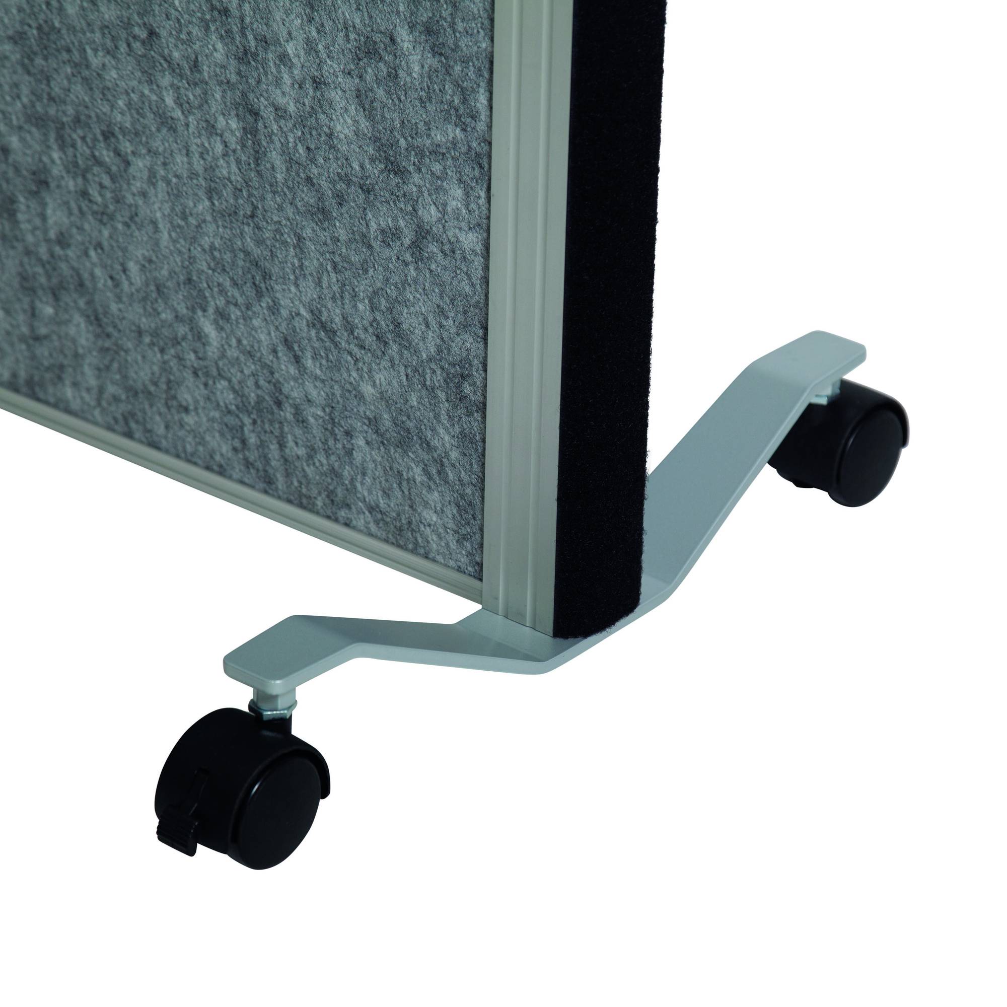 Stellwandsystem MAULconnecto 9651095 1xAkustik dunkelgrau 1xWB 1xKork Stand