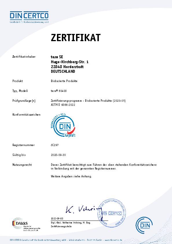 Verpackungsklebeband Papier tesa® 60408 chamois L.50m B.50mm TESA