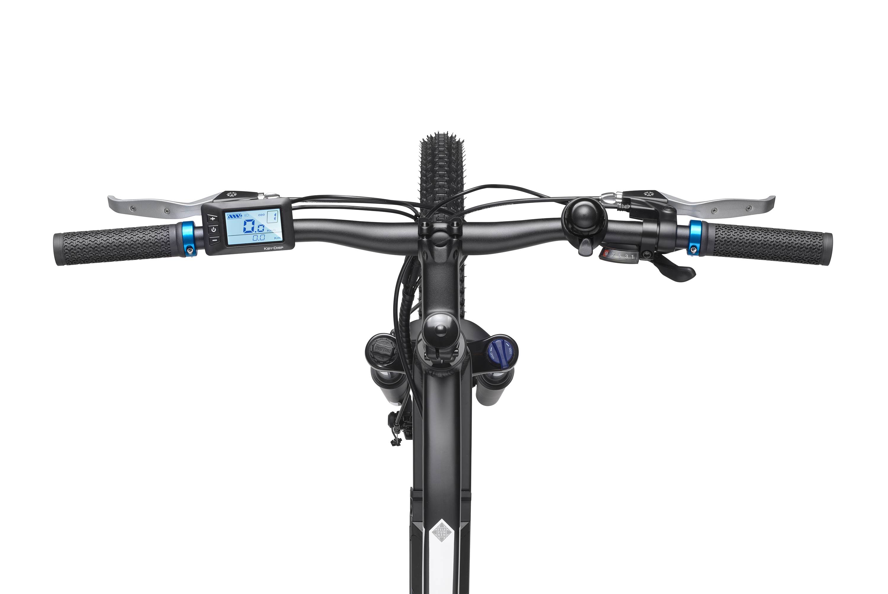 Telefunken E-Bike M924 mit 9 Gang Shimano Kettenschaltung, Mountainbike - Hinterradmotor 250W / 36V Li-Ion Akku