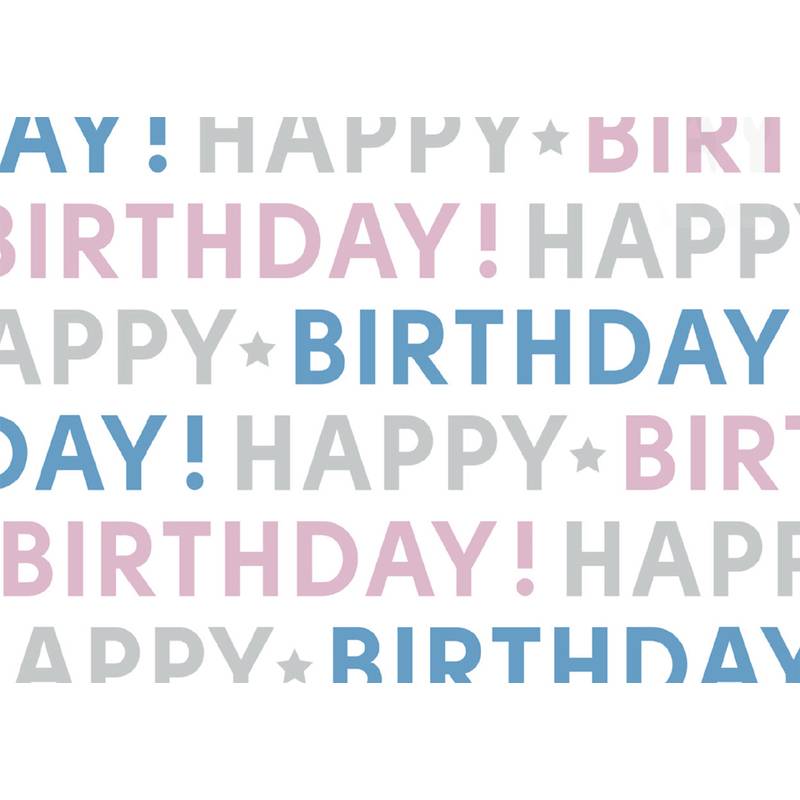 SUSY CARD Geschenkpapier "It's your birthday", auf Rolle