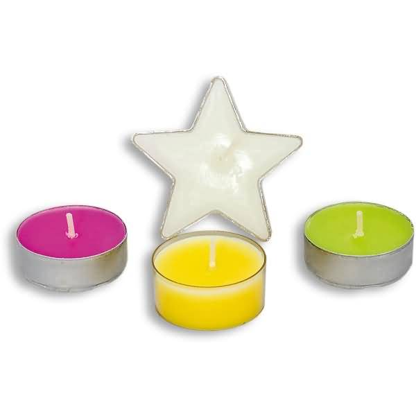 Adventskalender 'Kerzen-Adventskalender - Lichtblicke' bestückt