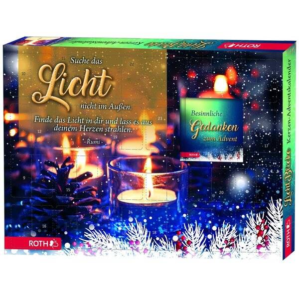 Adventskalender 'Kerzen-Adventskalender - Lichtblicke' bestückt