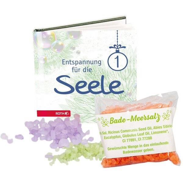 Adventskalender 'Badesalz' bestückt