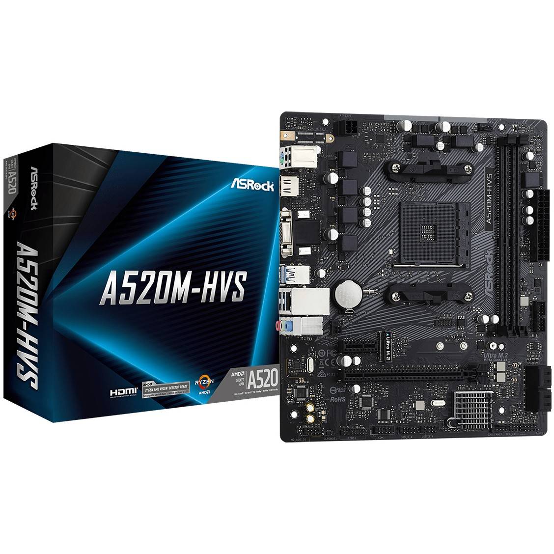 Asrock A520M-HVS Mainboards & Zubehör AMD