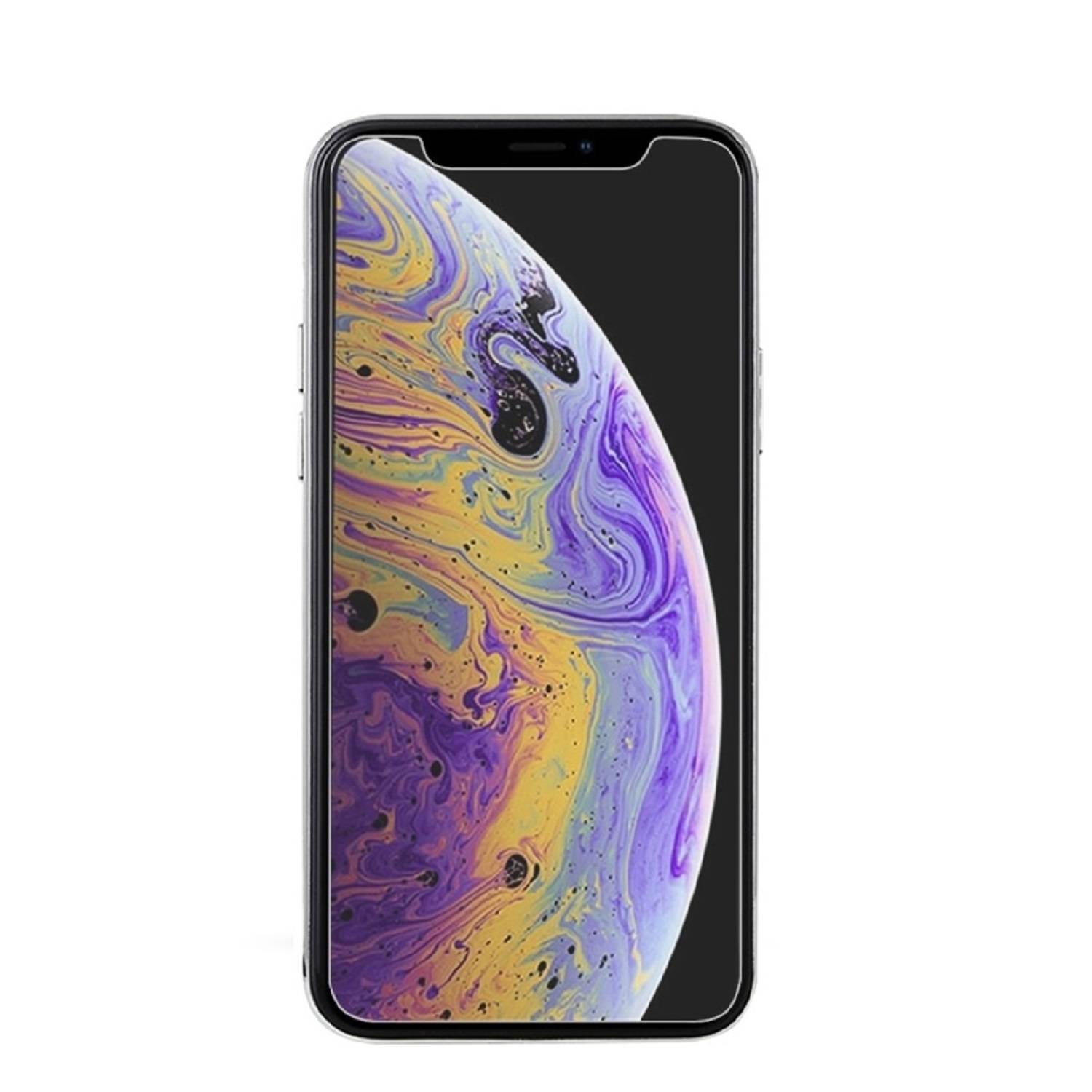 4x 9H Nano-Glass für iPhone XS Max 3D KLAR Anti-Shock Anti-Bruch Anti-Stoß Anti-Schmutz Panzernanoglas Displayschutz Schutzfolie Panzerfolie Panzerg