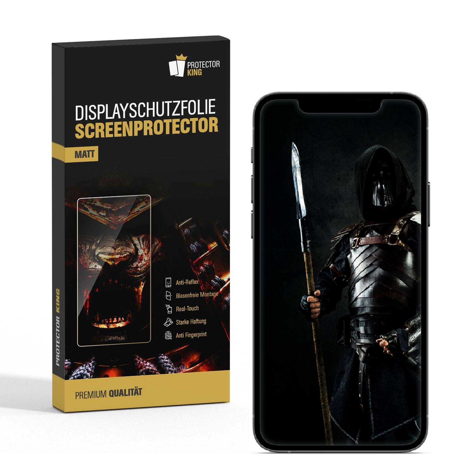 4x Displayschutzfolie für iPhone XR ANTI-REFLEX Schutzfolie Displayfolie MATT