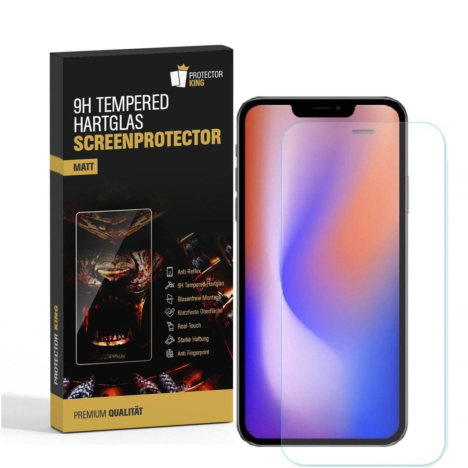 4x 9H Panzerglas für iPhone 12 Pro Max ANTI-REFLEX MATT Entspiegelt Tempered Hartglas Panzerfolie Displayschutz Schutzglas Schutzfolie