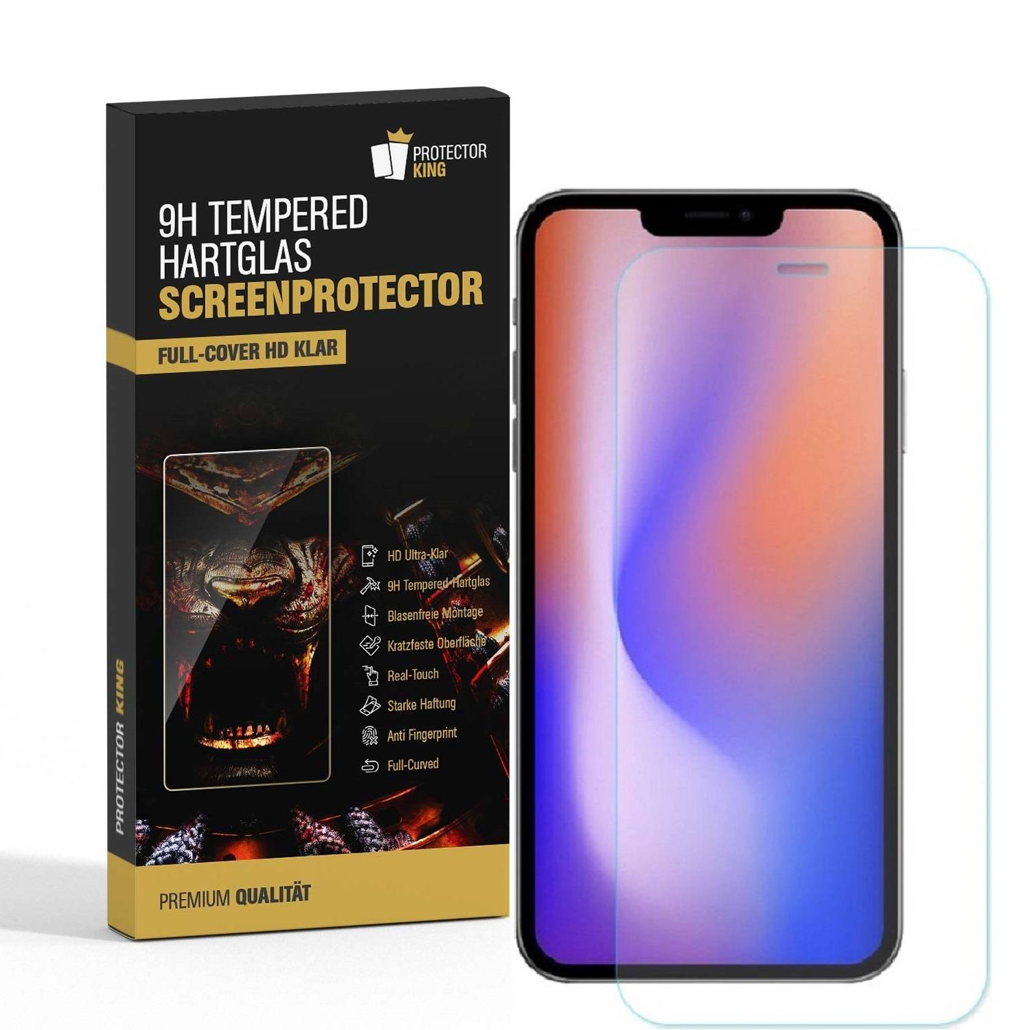 Smartphone-Displayschutzfolie mit Aufschrift 