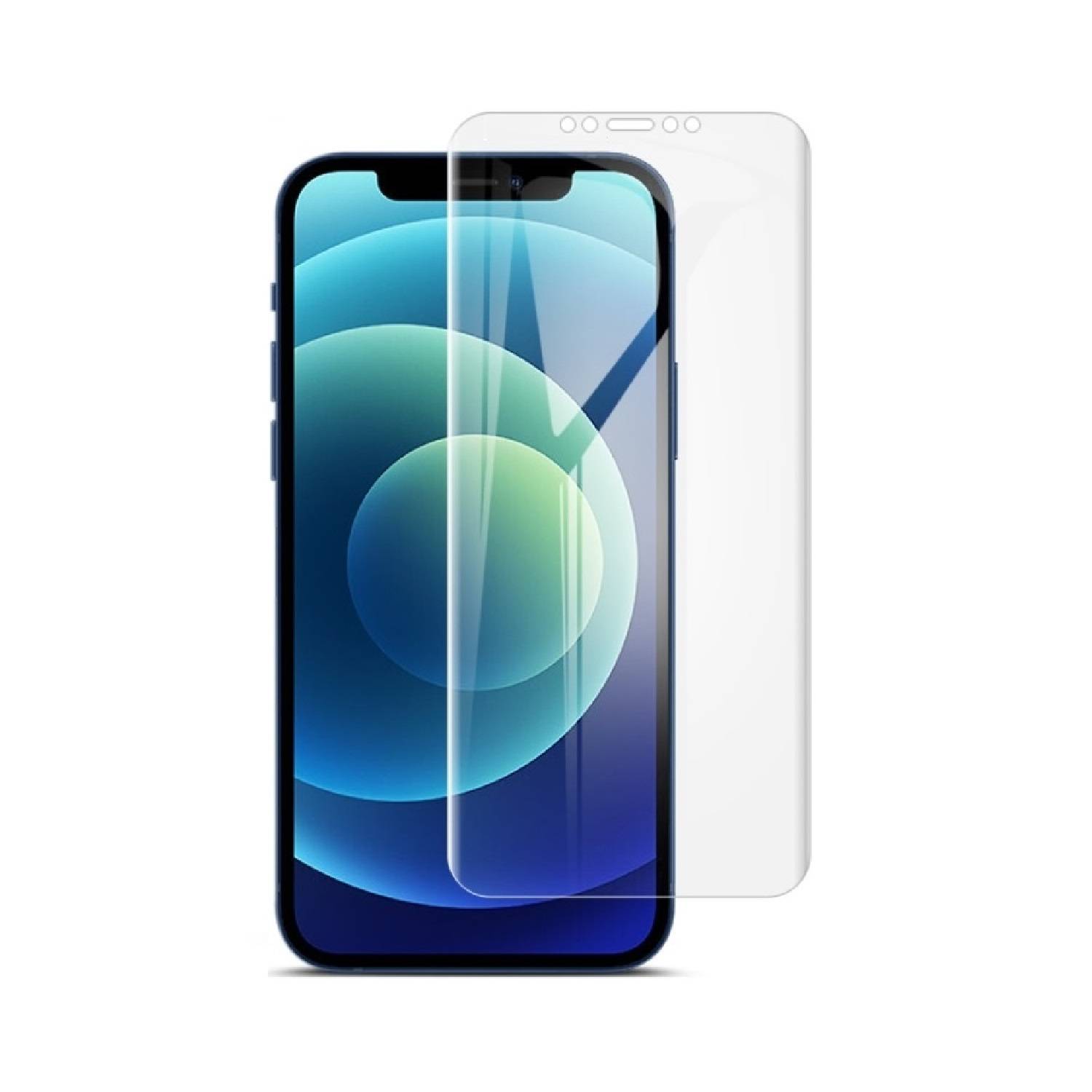 4x 9H Nano-Glass für iPhone 12 Pro Max FULL COVER 3D KLAR Anti-Shock Anti-Bruch Anti-Stoß Anti-Schmutz Panzernanoglas Displayschutz Schutzfolie Panz