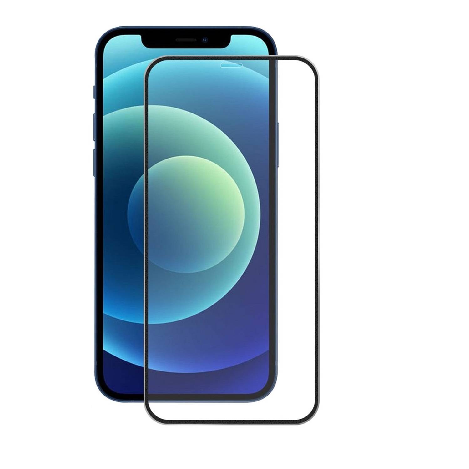 1x 9D Keramik-Glass für iPhone 12 Pro FULL COVER 3D KLAR Panzerfolie Displayschutz Schutzfolie Ceramic Screen-Protector