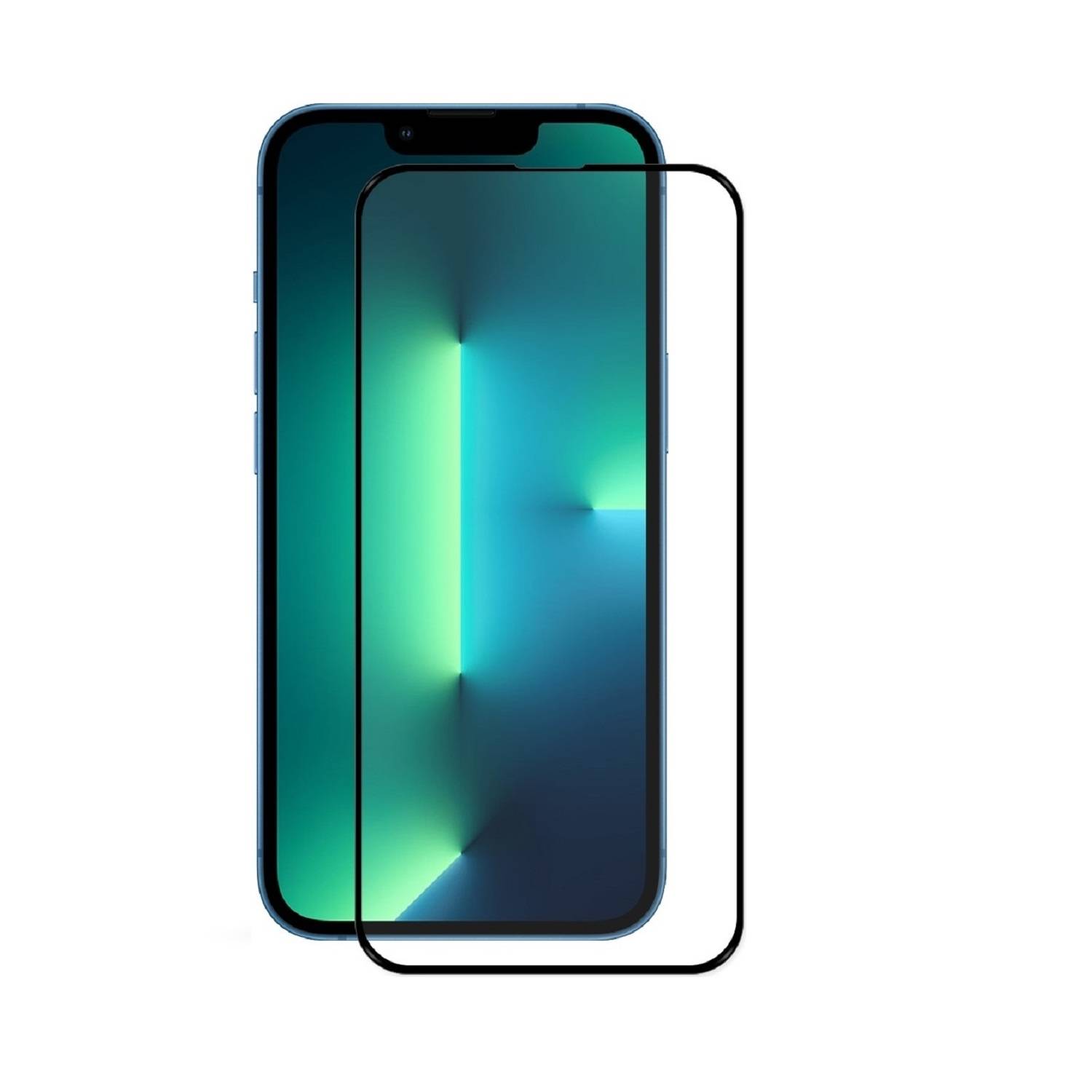 6x 9D Keramik-Glass für iPhone 14 FULL COVER 3D KLAR Panzerfolie Displayschutz Schutzfolie Ceramic Screen-Protector