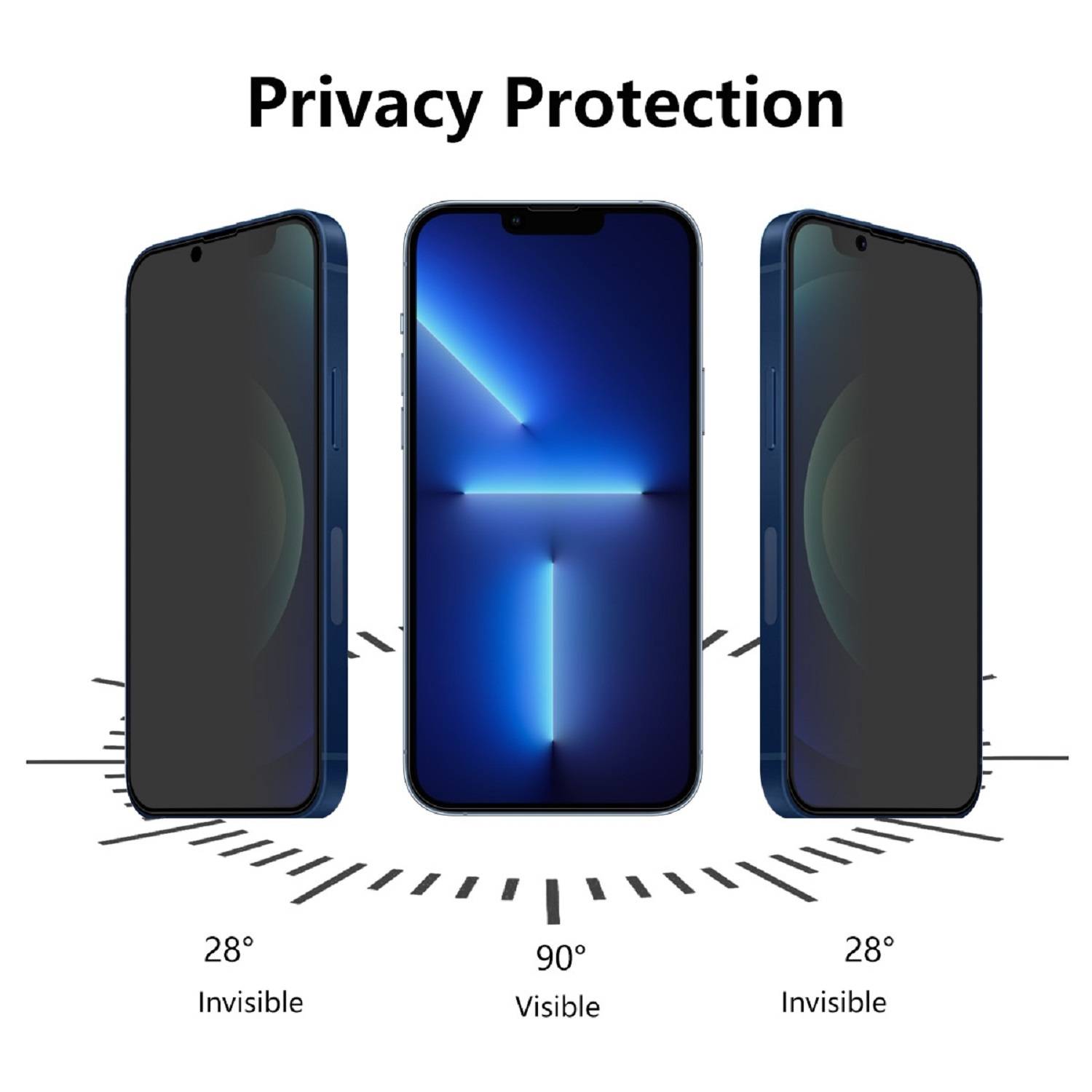 1x Blickschutz 9H Panzerhartglas für Samsung Galaxy S24 Ultra ANTI-SPY PRIVACY Displayschutz Schutzglas echtes Tempered Panzerglas Schutzfolie