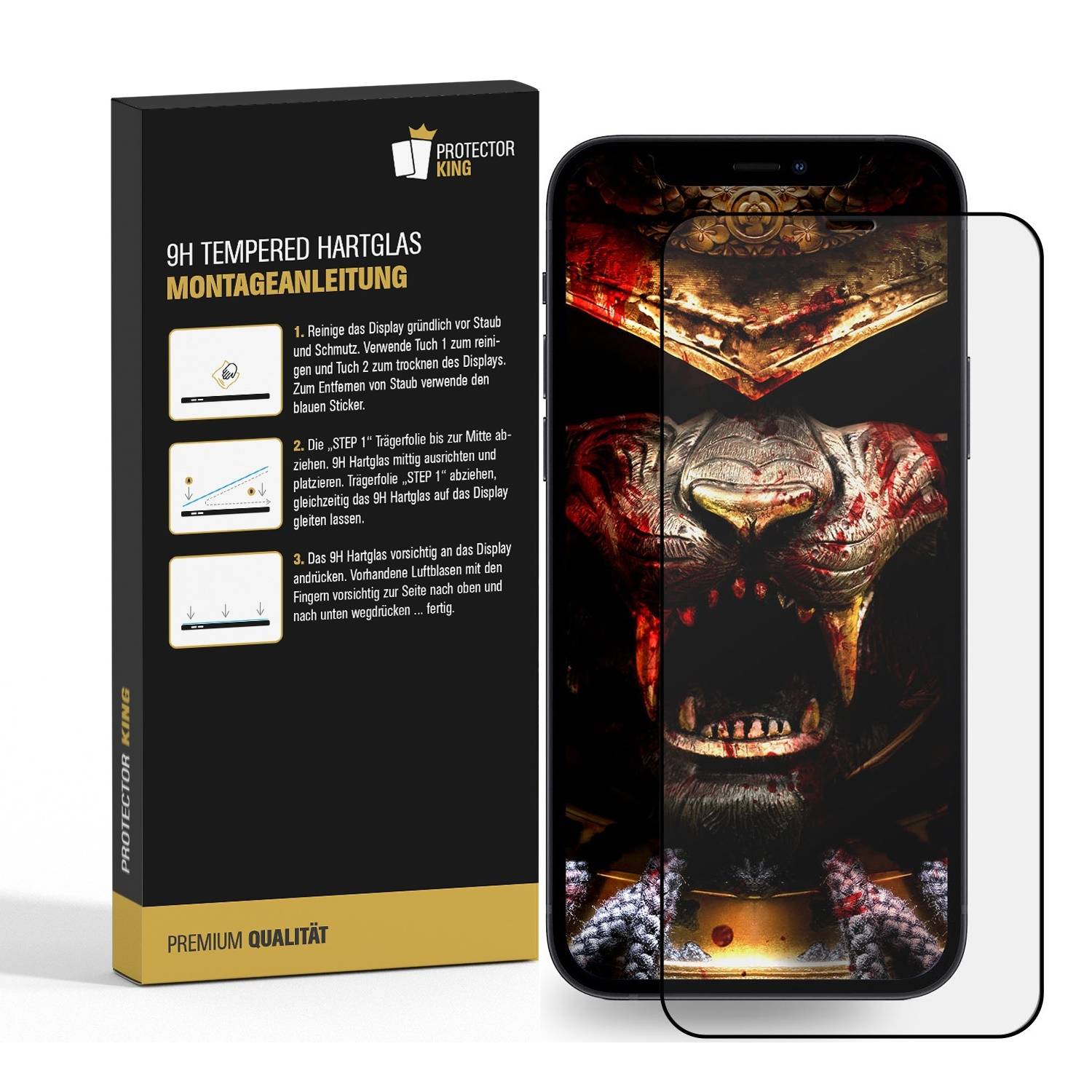 6x 9H Panzerglas für iPhone 12 Mini Displayschutz Schutzglas Hartglas Schutzfolie Panzerfolie Displayglas ANTI-REFLEX MATT ENTSPIEGELT