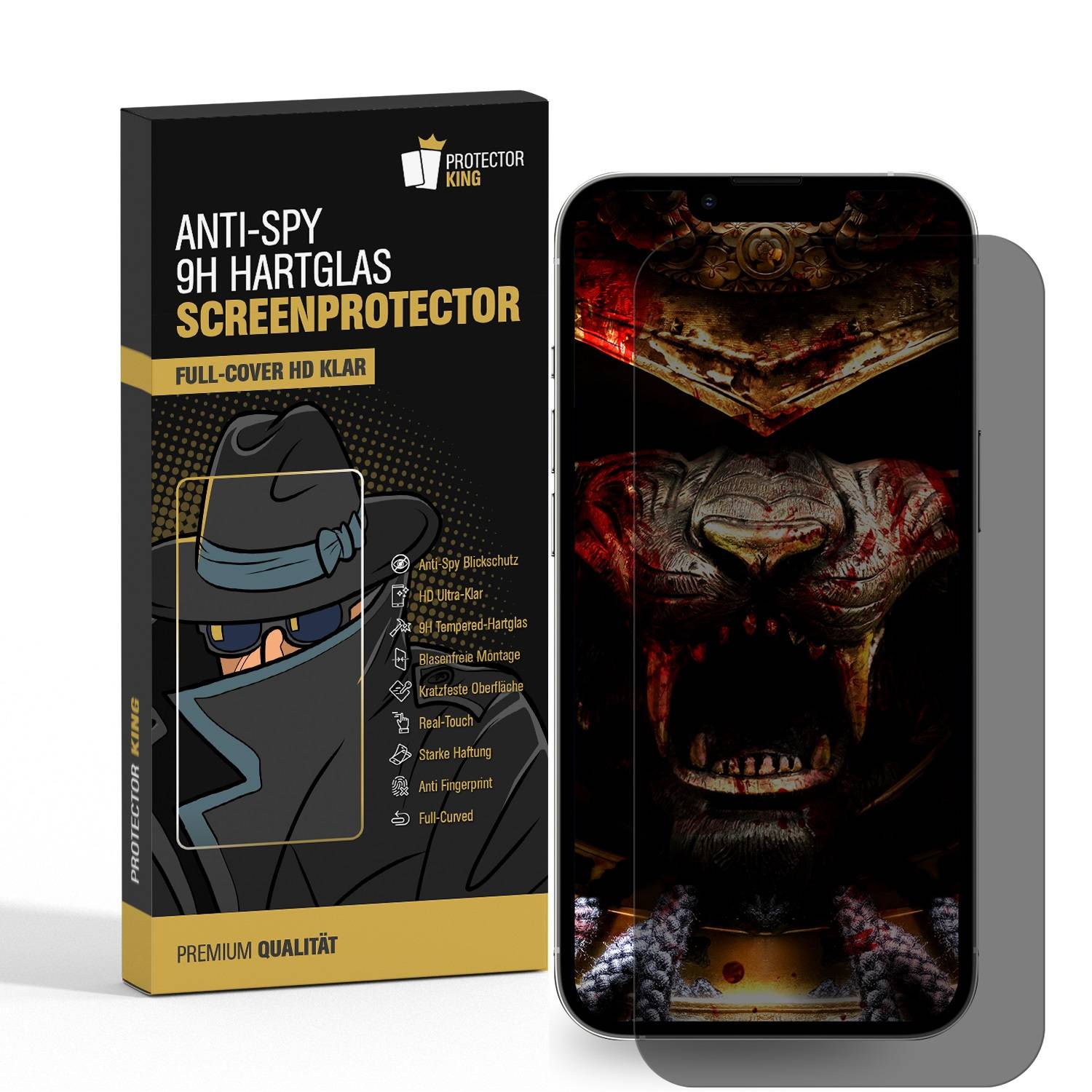 Kopie von 5x Blickschutz 9H Panzerhartglas für iPhone 14 Plus ANTI-SPY PRIVACY Displayschutz Panzerfolie Schutzfolie echtes Tempered Panzerglas