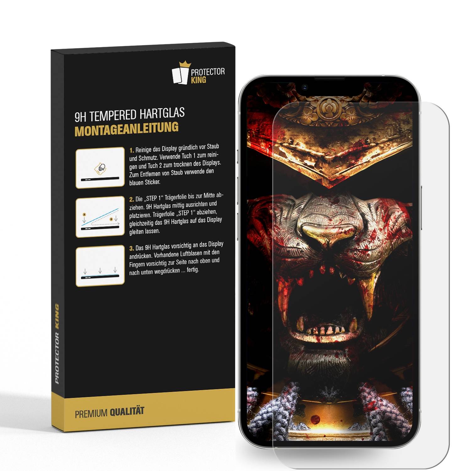 1x 9H Panzerglas für iPhone 14 Pro Max Displayschutz Schutzglas MATT ANTI-REFLEX ENTSPIEGELT Schutzfolie Displayglas Hartglas Tempered Glasfolie