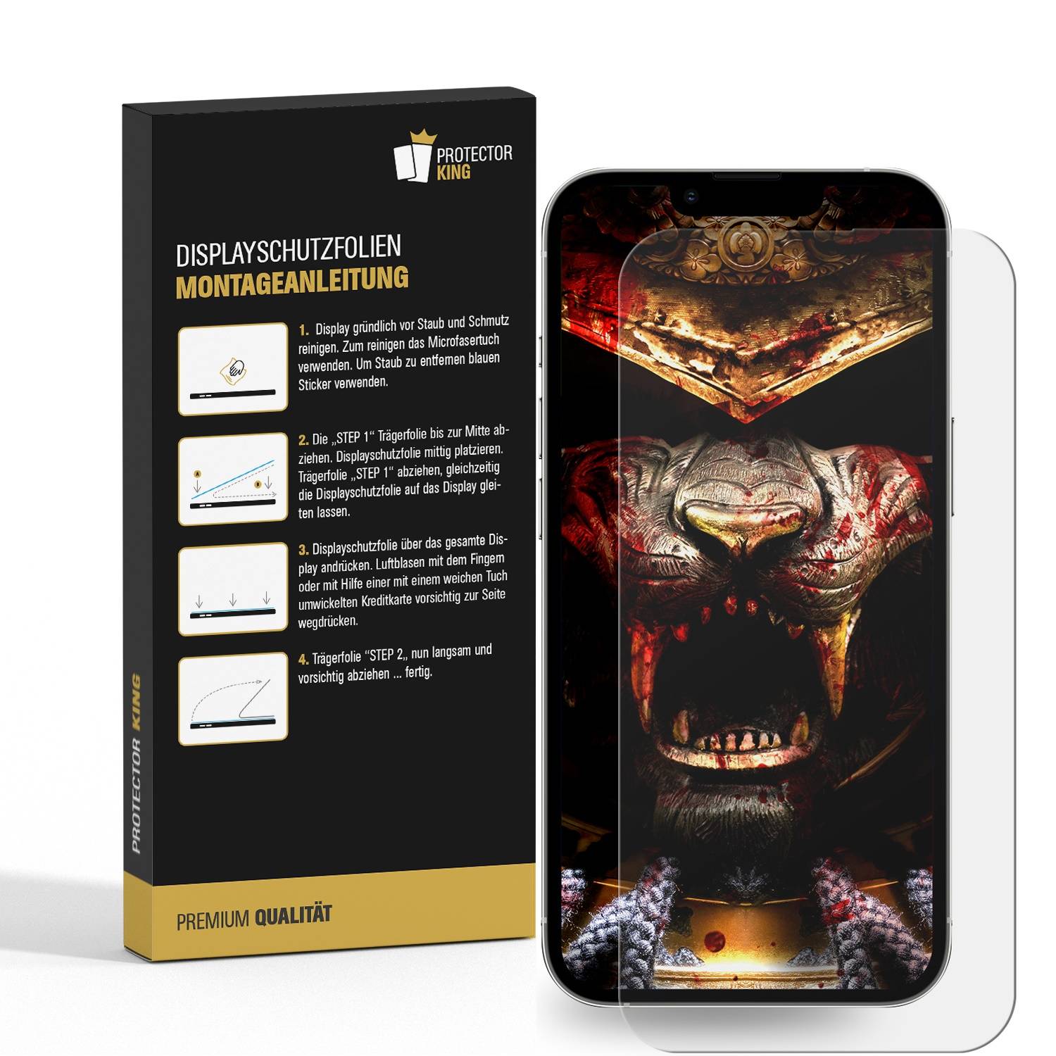 2x 9H Panzernanoglas für iPhone 14 MATT ENTSPIEGELT Displayschutz Schutzfolie Panzerglas Schutzglas ANTI-KRATZ/ ANTI-BRUCH/ ANTI-SCHMUTZ