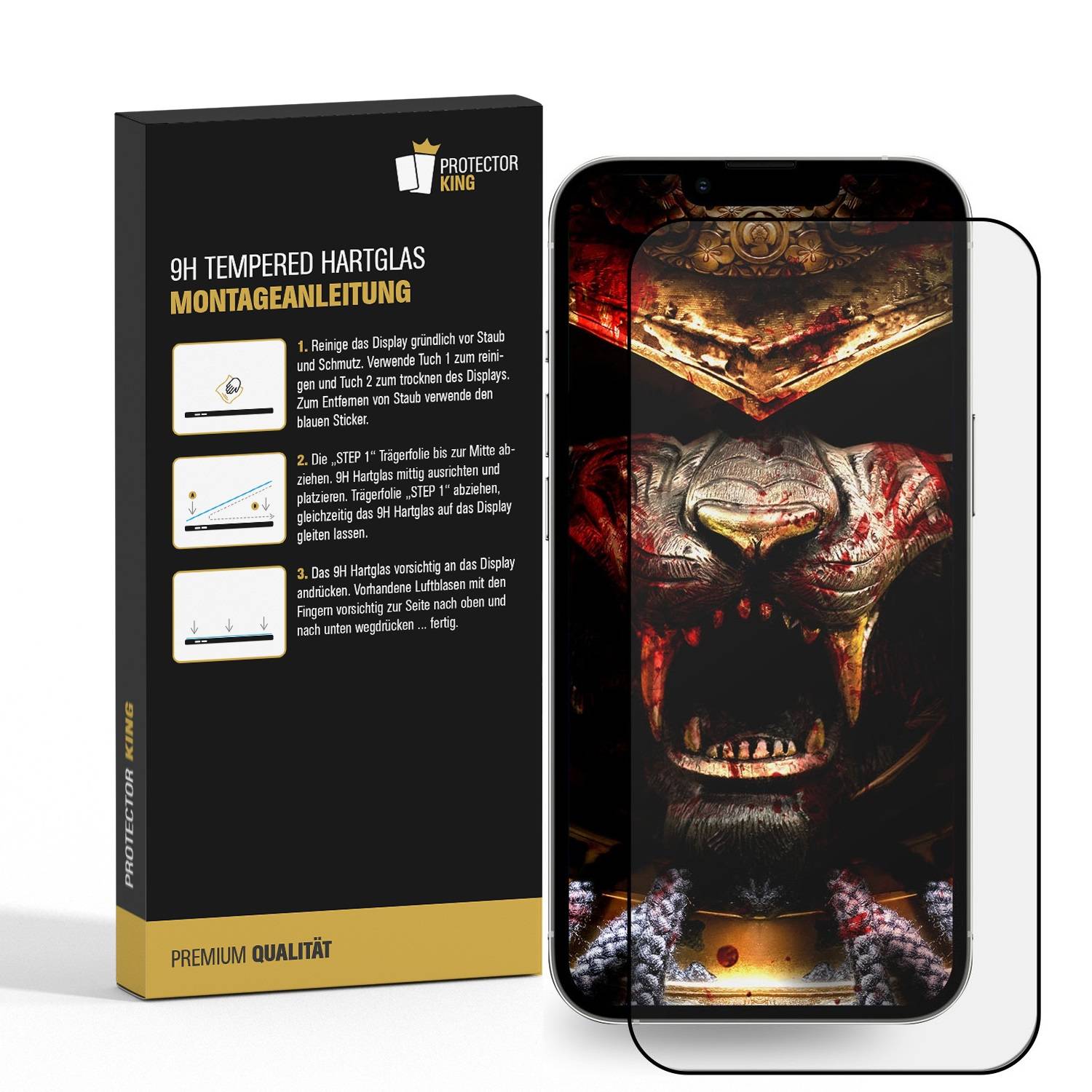 1x 9H Panzerglas für iPhone 13 Pro ANTI-REFLEX MATT Entspiegelt Panzerfolie Displayschutz Schutzglas Schutzfolie