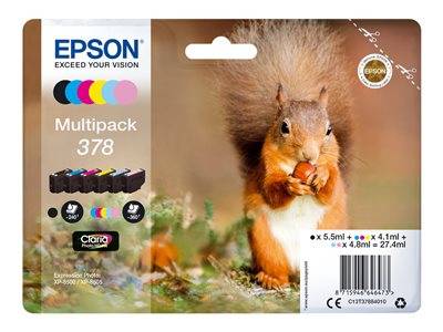 EPSON 1LB Multipack 378 Squirrel Drucken, Scannen & Verbrauchsmaterial Verbrauchsmaterialien - Tinte