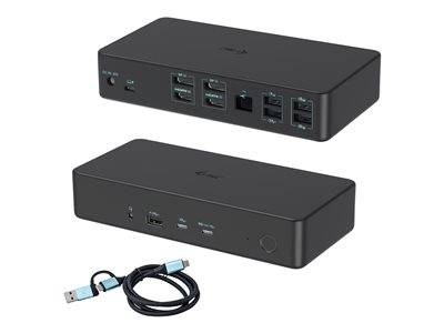 I-TEC USB3.0/USB-C/TB 2x4K Pro Dock Notebook, PC & Tablet Optionen & Zubehör Docking Notebooks &
