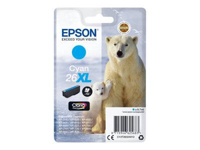EPSON 1LB 26XL ink cartridge cyan Drucken, Scannen & Verbrauchsmaterial Verbrauchsmaterialien - &