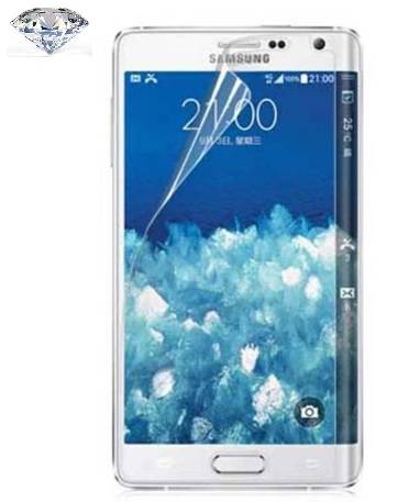 2x Displayschutzfolie silber Diamant Glitzer für Samsung Galaxy Note Edge KLAR