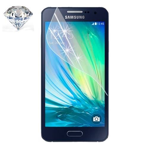 2x Displayschutzfolie für Samsung Galaxy A3 2016 Folie silber Diamant Glitzer KLAR