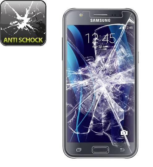 2x 9H Nano-Glass für Samsung Galaxy J5 3D KLAR Anti-Shock Anti-Bruch Anti-Stoß Anti-Schmutz Panzernanoglas Displayschutz Schutzfolie Panzerfolie Pan