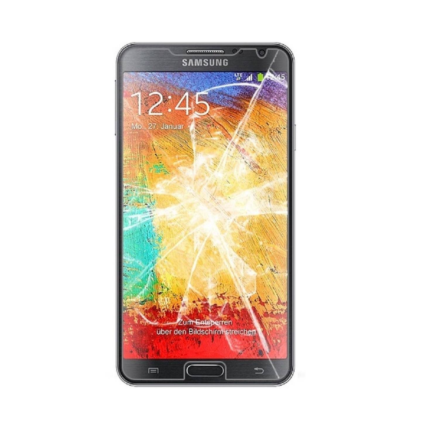 4x 9H Nano-Glass für Samsung Galaxy Note 3 Neo 3D KLAR Anti-Shock Anti-Bruch Anti-Stoß Anti-Schmutz Panzernanoglas Displayschutz Schutzfolie Panzerf