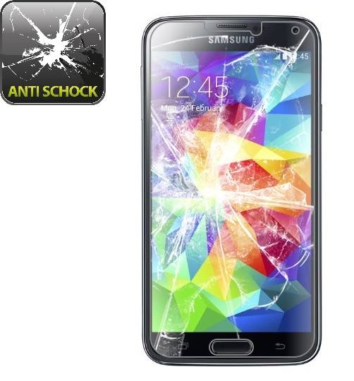 3x Panzerfolie für Samsung Galaxy S5 Neo ANTI-SCHOCK Displayschutzfolie HD KLAR